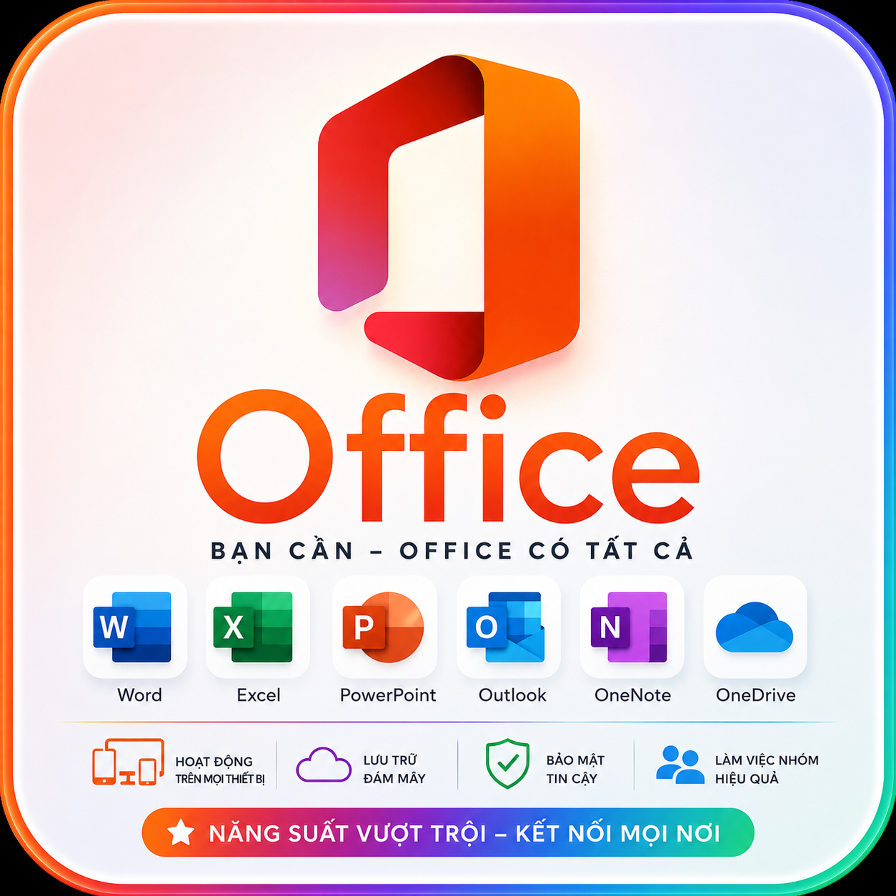 Microsoft Office 365 1 Năm