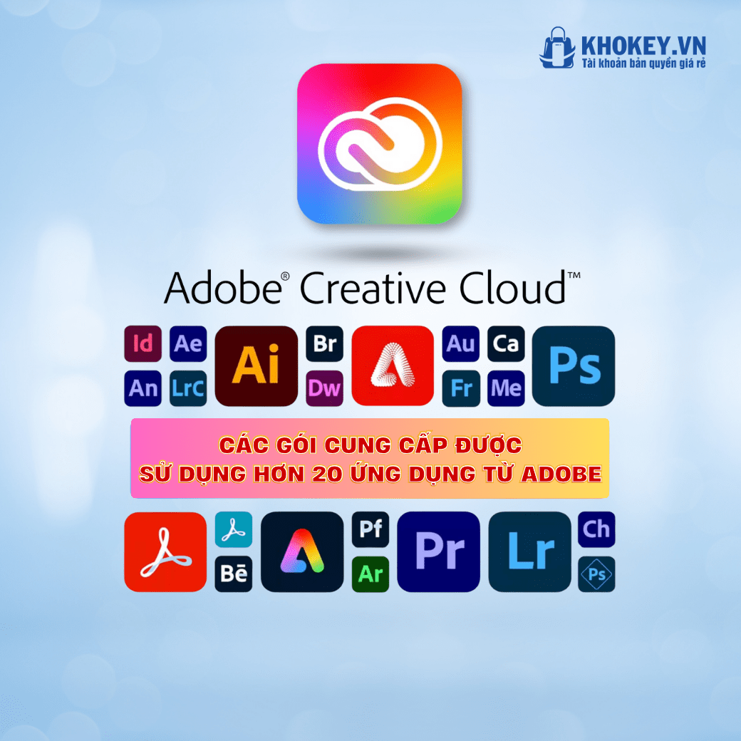 Tài Khoản bản quyền Adobe Creative Cloud Chính Chủ Giá Rẻ