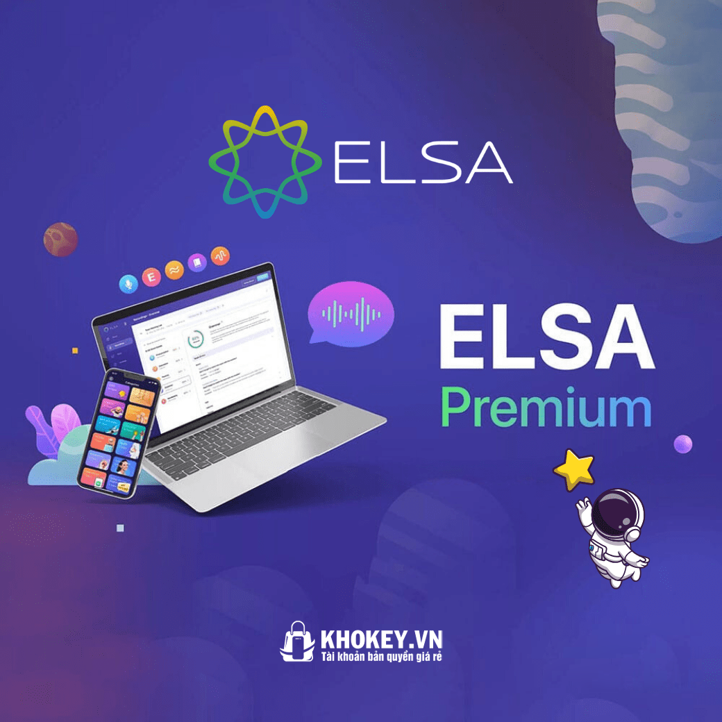 Nâng cấp chính chủ tài khoản ELSA Premium