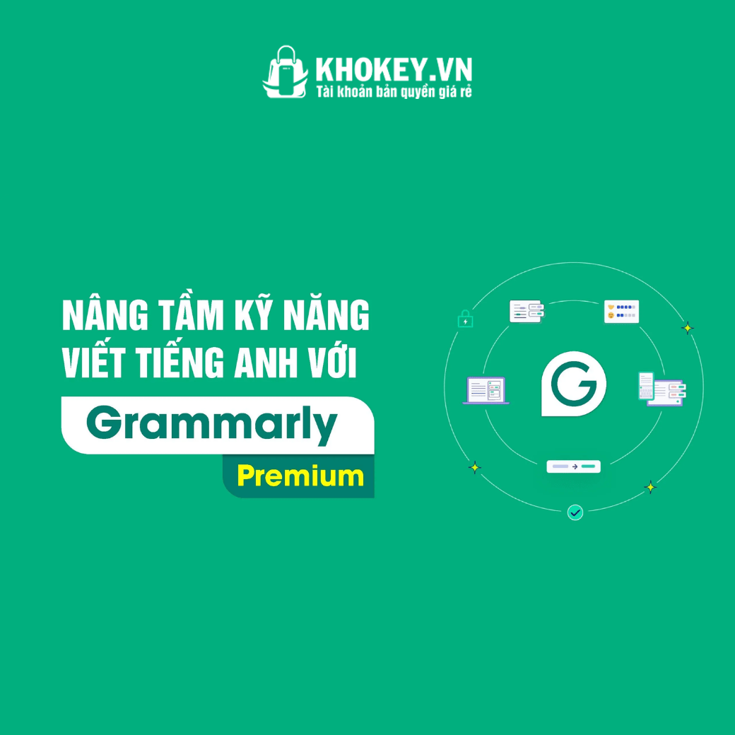 Tài khoản Grammarly Premium AI | Trợ lý viết thông minh