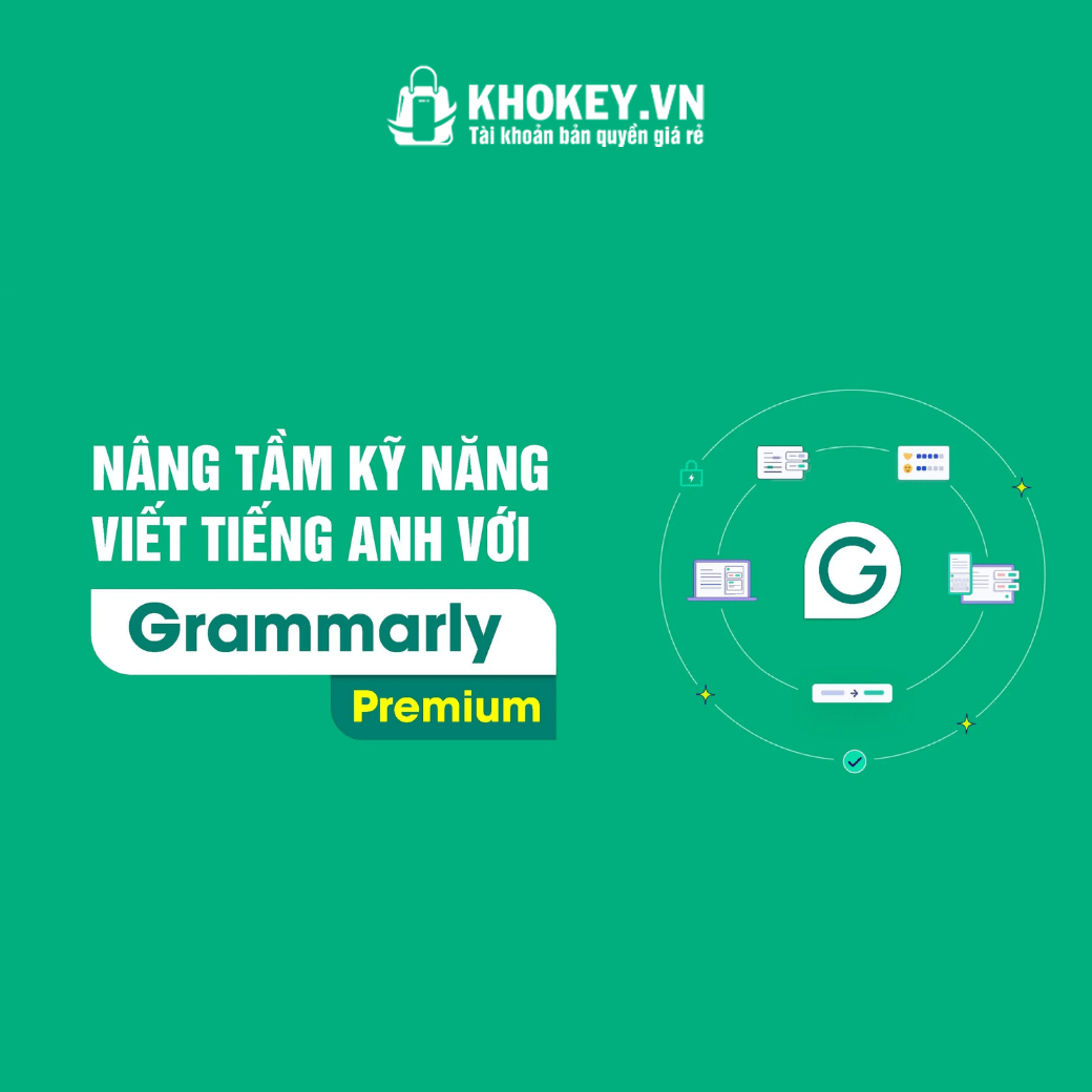 Tài khoản Grammarly Premium AI | Trợ lý viết thông minh