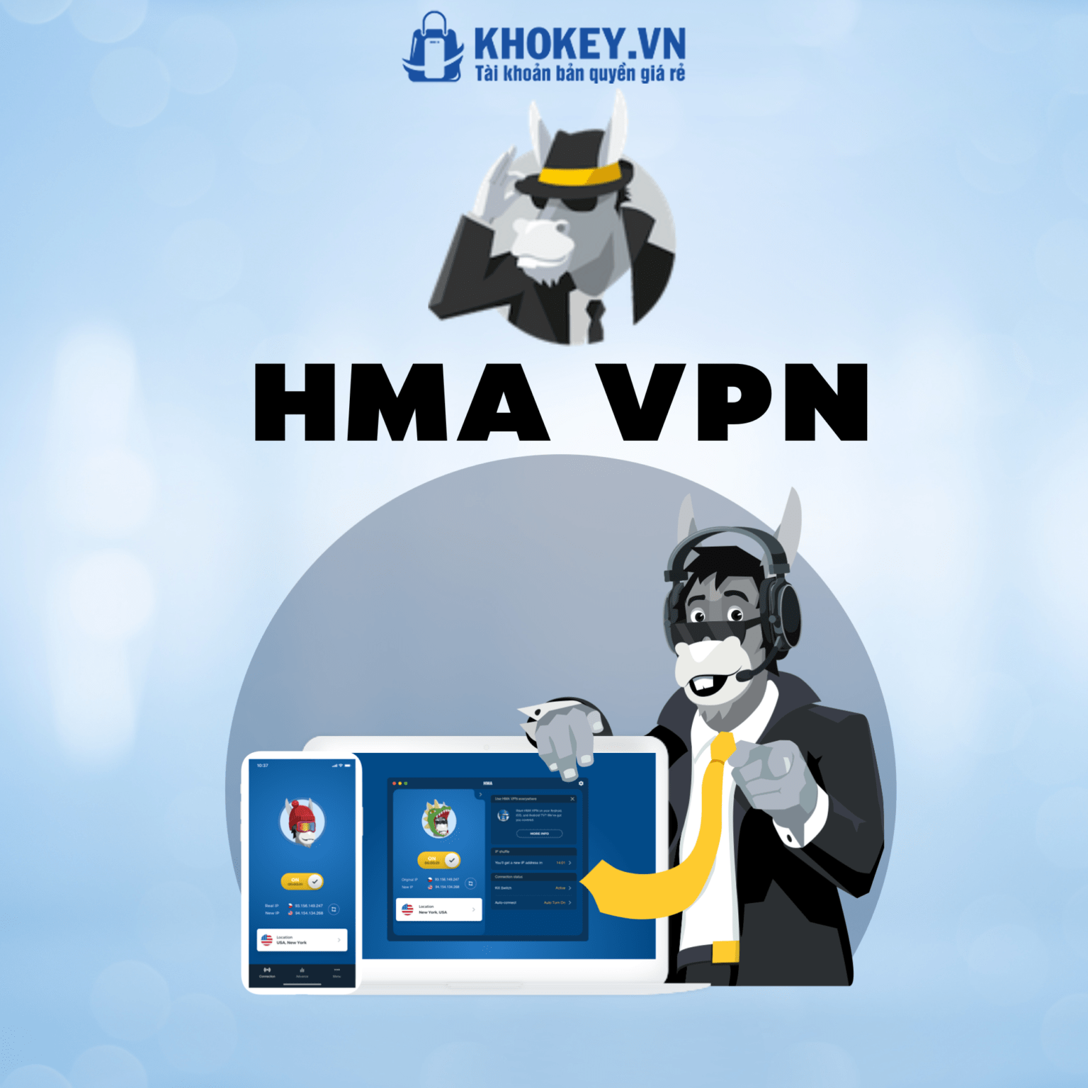 Key Kích Hoạt Tài Khoản HMA VPN 1 Tháng