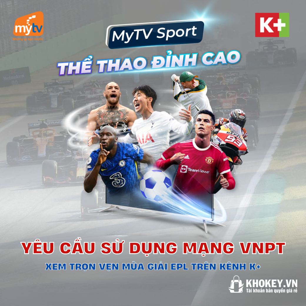 Tài khoản MyTV Gói Sport | Dành riêng nhà mạng VNPT