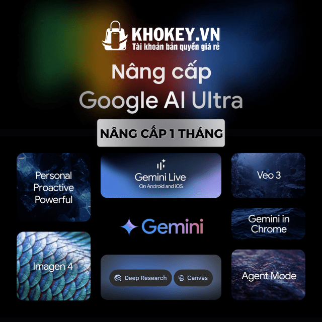 Nâng Cấp Tài Khoản Google AI Ultra