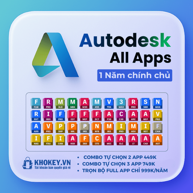 Nâng cấp AutoCAD bản quyền chính chủ 12 tháng