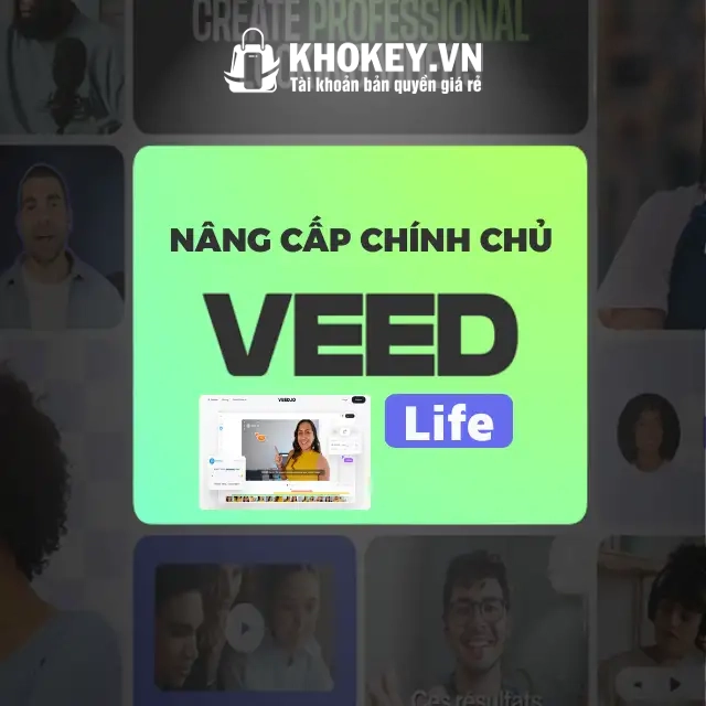 Nâng cấp tài khoản Veed Lite chính chủ