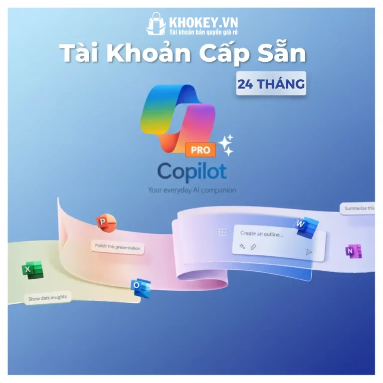 Tài khoản Copilot Pro chính hãng cấp sẵn 2 năm
