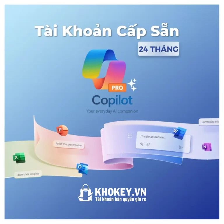 Tài khoản Copilot Pro chính hãng cấp sẵn 2 năm