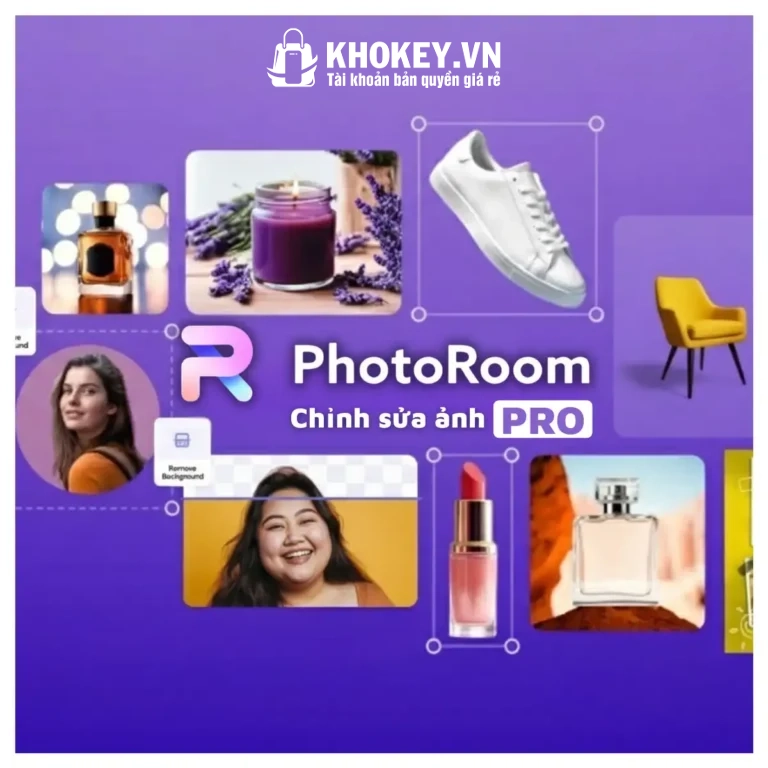 Tài khoản PhotoRoom Pro giá rẻ nâng cấp chính hãng